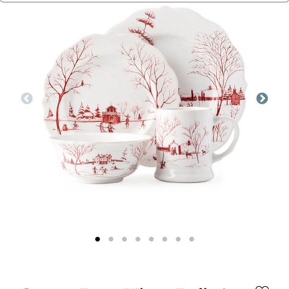 Juliska Other - NWT Juliska Winter Frolic Dinnerware Set - Mug, Bowl, 2 Plates
